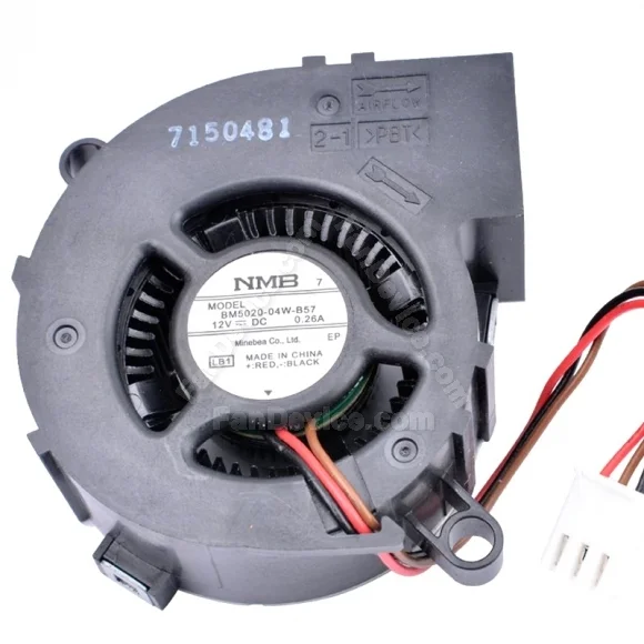 NMB BM5020-04W-B57 12V 0.26A 3 Wires Blower Cooling Fan