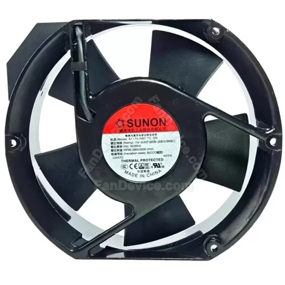 Sunon A1175-HBT AC 115V 25/22W Axial Cooling Fan