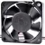 NMB-MAT 2410RL-04W-B29 DC 12V 0.10A 3 Wires Axial Cooling Fan
