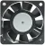 Sanyo 109P0624S701 DC 24V 0.08A 3 Wires Axial Cooling Fan