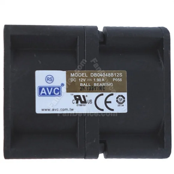 AVC DB04048B12S DC 12V 1.90A Ball Bearing Axial Cooling Fan
