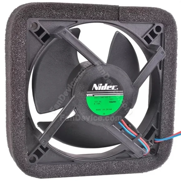 Nidec U92C12MS1A3-51 DC 12V 0.16A 2 Wires Axial Cooling Fan