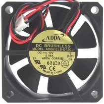 ADDA AD0612LB-D72GL 12V 0.09A DC Brushless 2 Wires Axial Cooling Fan