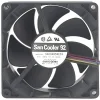 Sanyo 9A0948S4E03 DC 48V 0.08A 3 Wires Axial Cooling Fan