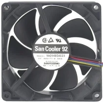 Sanyo 9A0948S4E03 DC 48V 0.08A 3 Wires Axial Cooling Fan
