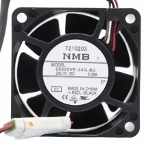 NMB 06025VE-24Q-BU DC 24V 0.35A 4 Wires Axial Cooling Fan