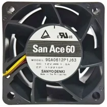 Sanyo 9GA0612P1J63 DC 12V 1.5A 4 Wires Axial Cooling Fan