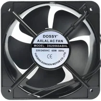 DOSSY DS20060ABHL AC 220/240V 65W 2 Wires Axial Cooling Fan
