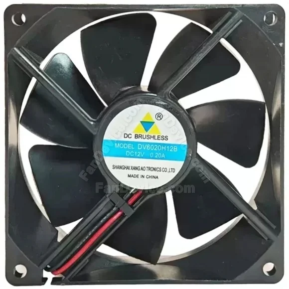 XANG AO DV6020H12B 12V 0.20A DC Brushless 2 Wires Axial Cooling Fan