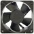 MECHATRONICS F1238M24BT 24V 0.180A 2 Wires Ball Bearing Cooling Fan