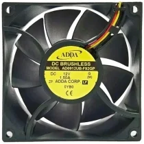 ADDA AD0912UB-F92GP 12V 1.50A DC Brushless 3 Wires Axial Cooling Fan