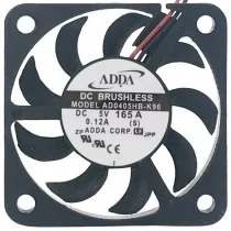 ADDA AD0405HB-K96 DC 5V 0.12A 2 / 3 Wires Axial Cooling Fan