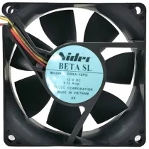 Nidec D08A-12PG DC 12V 0.12Amp 3 Wires Axial Cooling Fan