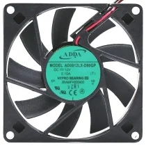 ADDA AD0812LX-D90GP 12V 0.10A 2 Wires HYPRO Bearing Cooling Fan