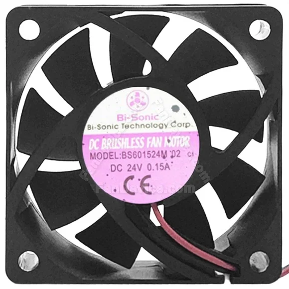 Bi-Sonic BS601524M 24V 0.15A DC Brushless 2 Wires Axial Cooling Fan