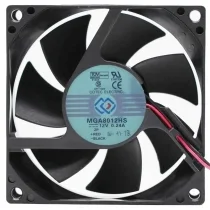 Protechnic MGA8012HS DC 12V 0.24A 2 Wires Axial Cooling Fan