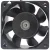 Sanyo 109R0612S419 DC 12V 0.17A 2 Wires Axial Cooling Fan