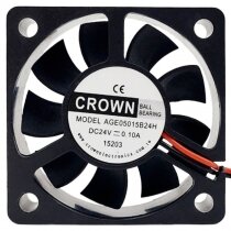 CROWN AGE05015B24H DC 24V 0.10A 5015 Ball Bearing Axial Cooling Fan