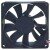 Delta AUB0812MB DC 12V 0.17A 8015 Brushless Axial Cooling Fan