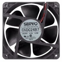 Servo CNDC24B7 DC 24V 0.2A 4.8W 2 Wires 12038 Axial Cooling Fan