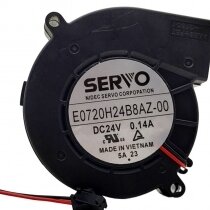 Servo E0720H24B8AZ-00 DC 24V 0.14A 2 Wires Blower Cooling Fan