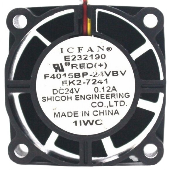 ICFAN F4015BP-24VBV FK2-7241 DC 24V 0.12A Axial Cooling Fan