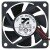 ARX FD1260-S3112C DC 12V 0.13A 2 Wires Brushless Axial Cooling Fan