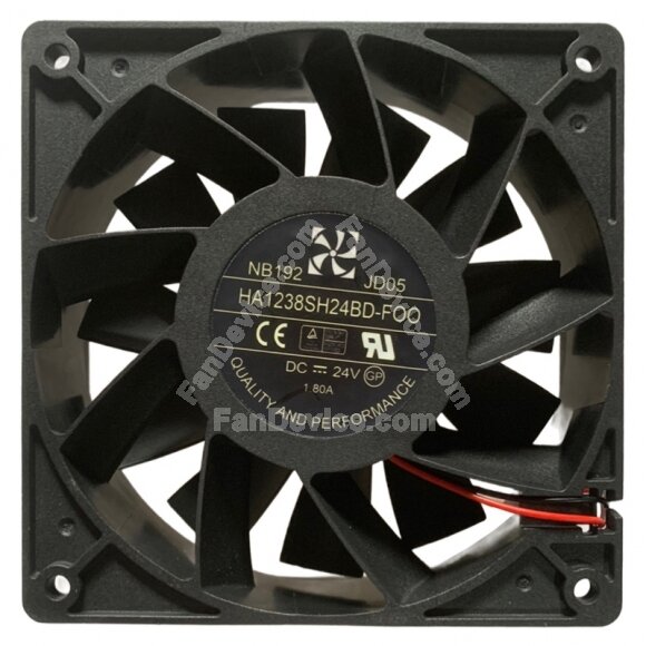 NB192 HA1238SH24BD-FOO DC 24V 1.80A 12038 Axial Cooling Fan