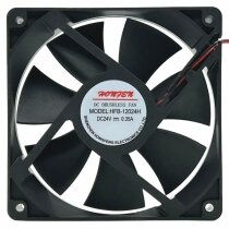 HONFEN HFB-12024H DC 24V 0.35A 2 Wires Brushless Axial Cooling Fan