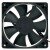 HONFEN HFB-12024H DC 24V 0.35A 2 Wires Brushless Axial Cooling Fan