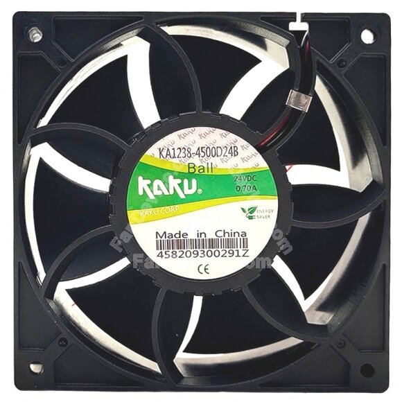 KAKU KA1238-4500D24B DC 24V 0.70A 2 Wires 12038 Axial Cooling Fan