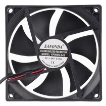SANONDA KF9025L24S DC 24V 0.18A 2 Wires Brushless Axial Cooling Fan