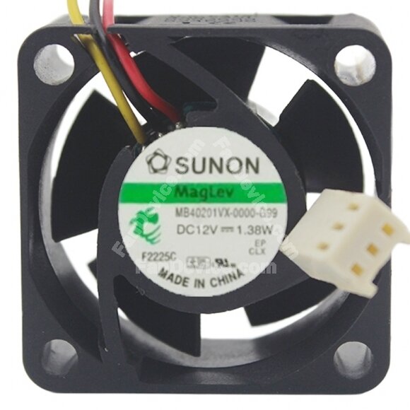 Sunon Maglev MB40201VX-0000-G99 DC 12V 1.38W Axial Cooling Fan