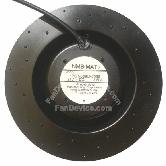 NMB-MAT 175R-069D-0566 DC 24V 3.50A 4 Wires Axial Cooling Fan