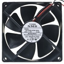 NMB 3610SB-05W-B50 DC 24V 0.10A 2 Wires Axial Cooling Fan