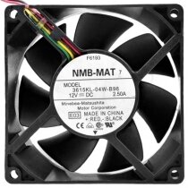 NMB-MAT 3615KL-04W-B96 DC 12V 2.50A 4 Wires PWM Axial Cooling Fan
