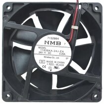 NMB 11938KA-24J-EA DC 24V 0.20A 2 Wires Axial Cooling Fan