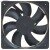 ADDA AD1212MX-A7BGL DC 12V 0.33A HYPRO Bearing Axial Cooling Fan