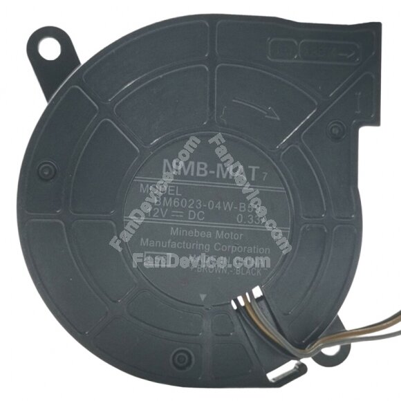NMB-MAT BM6023-04W-B59 DC 12V 0.33A 3 Wires Blower Cooling Fan