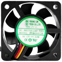 YOUNG LIN DFB401012H DC 12V 0.8W Brushless Axial Cooling Fan
