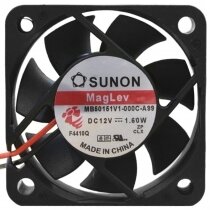 Sunon Maglev MB50151V1-000C-A99 DC 12V 1.60W 2 Wires Axial Cooling Fan