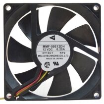 Mitsubishi MMF-09E12DH RP2 DC 12V 0.20A 2 Wires / 3 Wires Axial Cooling Fan