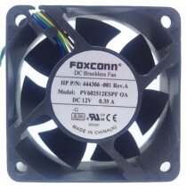 Foxconn PV602512ESPF OA 12V 0.35A DC Brushless PWM Axial Cooling Fan