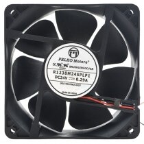 PELKO Motors R1238M24SPLP1 DC 24V 0.29A Brushless Axial Cooling Fan