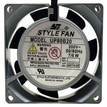 STYLEFAN UP80B20 AC 200V 7/6W Impedance Protected Axial Cooling Fan