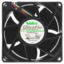 Nidec UltraFlo V80E24BS2A5-07 DC 24V 1.05A 2 / 3 / 4 Wires Axial Cooling Fan