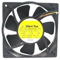 Servo SCUDM12D3S-913 12V 0.12A 1.4W DC Brushless Ball Bearing Axial Fan