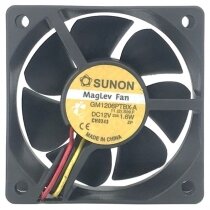 Sunon Maglev GM1206PTBX-A DC 12V 1.6W 2 / 3 Wires Axial Cooling Fan