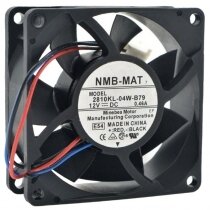 NMB-MAT 2810KL-04W-B79 DC 12V 0.46A 3 Wires 7025 Axial Cooling Fan