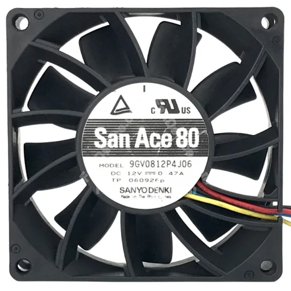 Sanyo 9GV0812P4J06 12V 0.47A 2 / 3 / 4 Wires Axial Fan